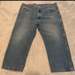 Wrangler Jeans Men's 40x30 Blue Medium Wash Cotton Casual